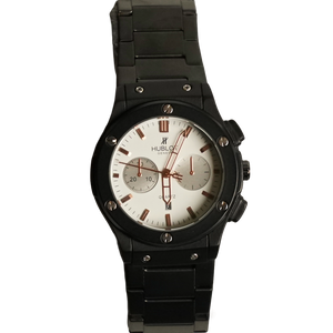 Hublot Signature – Contrast Chronograph white diall bt times king