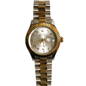 Rolex Datejust – Arabic Dial Stainless Steel teo tone by times king
