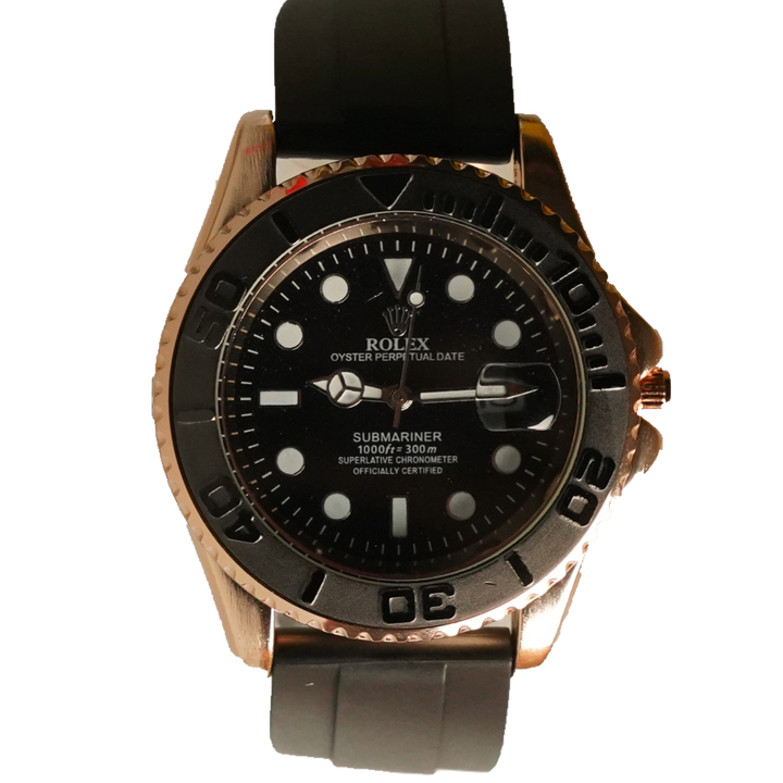 Rolex Submariner – Black Dial Rubber Strap